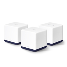 MERCUSYS Halo H50G (3-Pack) - Mesh Wi-Fi, Dual-Band, Wi-Fi 5, 2.4/5 GHz, 1900 Mbps, 3 Nodes