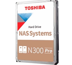 Toshiba N300 NAS  - Internal Hard Drive, 16TB, 7200 rpm, 3.5, 512MB Cache