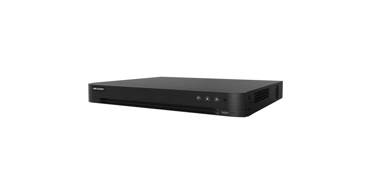 Grabador DVR Hikvision 16 Canales + 4 IP IDS-7216HQHI-M2/S - Soporta 4MP, 4K, H.265, Opcional Disco Duro