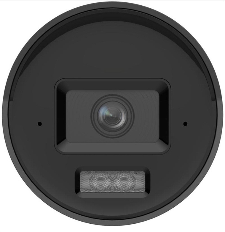 Hikvision - 4 MP Smart Hybrid Light with ColorVu Fixed Mini Bullet Network Camera - front view