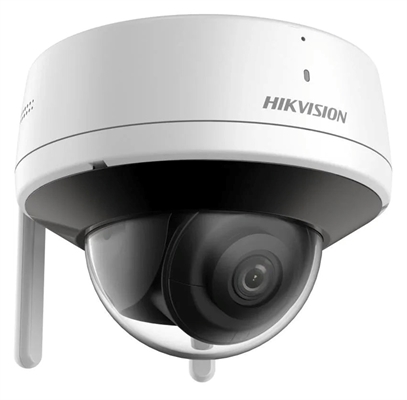 Hikvision 4MP Dome Wireless IP Camera-Lateral View