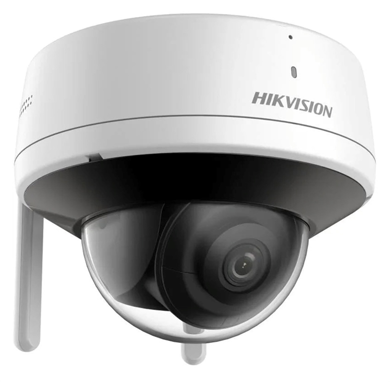 Hikvision 4MP Dome Wireless IP Camera-Lateral View