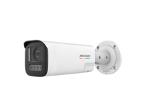 Hikvision ColorVu DS-2CD1B27G2H-LIUF/SRB - Cámara IP para Interiores y Exteriores, 2MP, Ethernet, PoE, Lente Focal Fijo