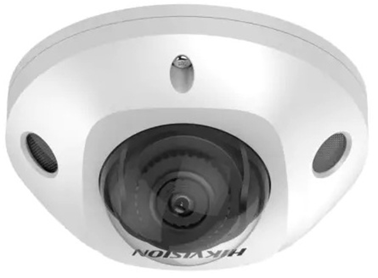 Hikvision DS-2CD2543G2-IWS 2-8mm vista de lado frontal