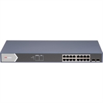 Hikvision DS-3E1518P-SI - Switch, 16 Puertos, Gestión Inteligente PoE, 56 Gbps