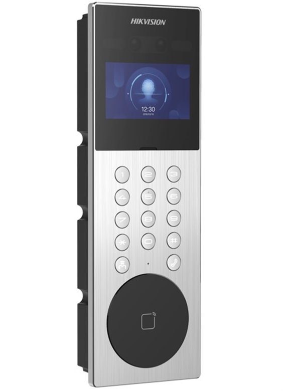 Hikvision-DS-KD9203-ME6-Facial Recognition Door station-Vista frontal izquierda