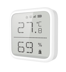 Hikvision DS-PDTPH-E-WB  - Wireless Temperature Sensor with 2.7" Display and External Probe for AX PRO System