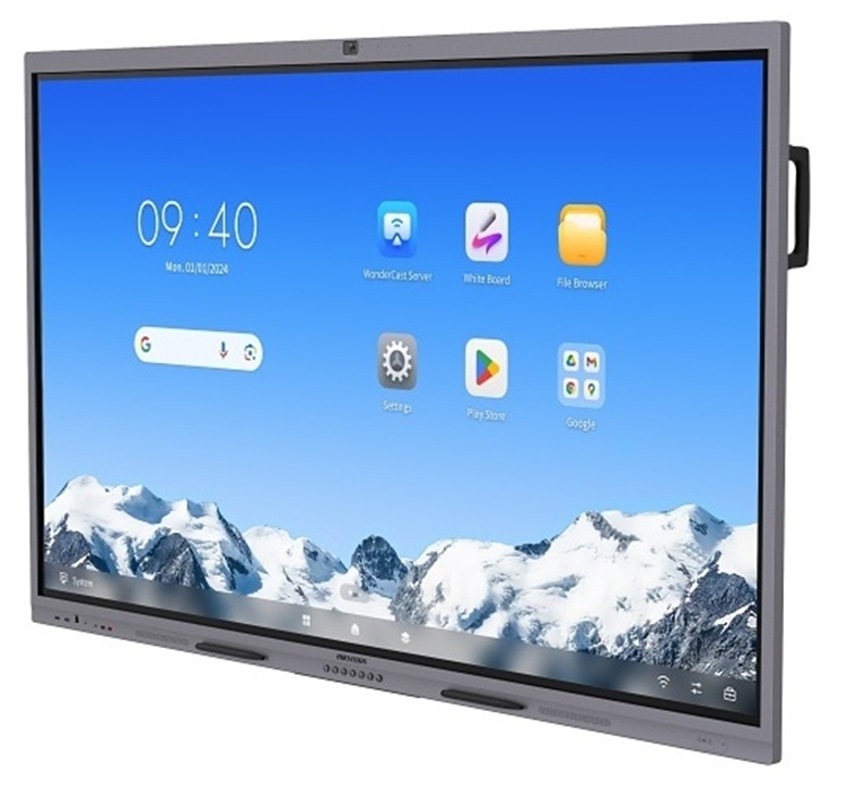 Pantalla Interactiva Hikvision DS-D5C65RB B2L-Vista lateral