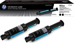 HP 103AD - Black Original Neverstop Laser Dual Toner Reload Kit, 2 Kits