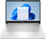 HP 14-dq6000la - Laptop, 14", Intel N-series N150, 3.6GHz, 4GB RAM, 128GB SSD, Silver, Spanish Keyboard, Windows 11 Home