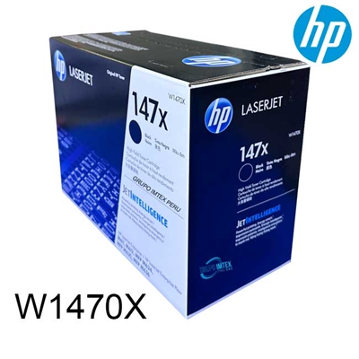 HP 147X Black Toner Cartridge Lateral View