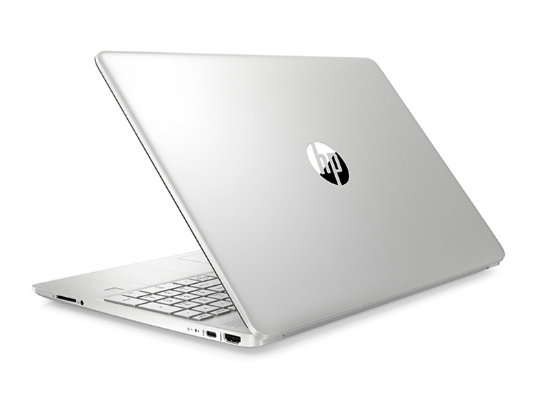 HP 15-dy2059la - Laptop 3S9D3LA laptop silver Intel Core i3 1115G4 8GB RAM 256GB SSD Spanish Keyboard back view