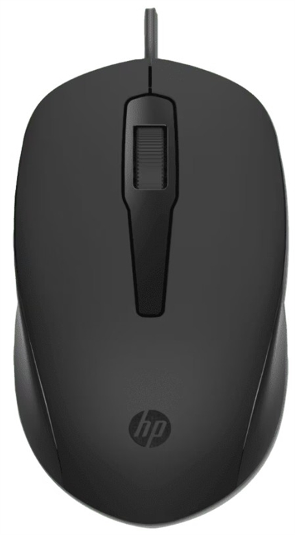 HP 150 - Mouse Wired Gray top view