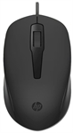 HP 150 - Mouse, Cableado, USB, Óptico, 1600 dpi, Gris