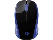 HP 200 - Mouse, Wireless, Dongle, Optic, 1000 dpi, Blue