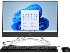 HP 22-DD2023LA - All-in-One Desktop, 21.5", IPS, Intel Celeron J4025, 2.90GHz, 4GB RAM, SSD 128GB, Black, Windows 11 Home