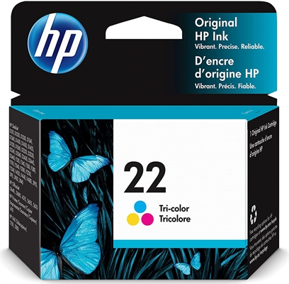 HP 22 Ink Cartridges Tri-color
