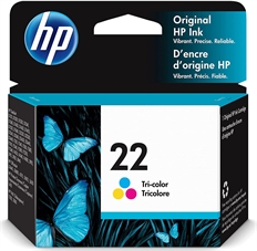 HP 22 - Cartucho de Tinta Tricolor, 1 Paquete