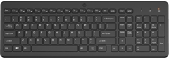 HP 220 - Standard Keyboard, Wireless, USB, Spanish, Black 