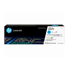 HP 222X - Toner Cartridge, Cyan, 1 Pack