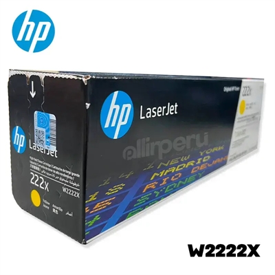 HP-222X-Yellow-W2222X Box lateral view