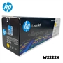 HP-222X-Yellow-W2222X Box lateral view