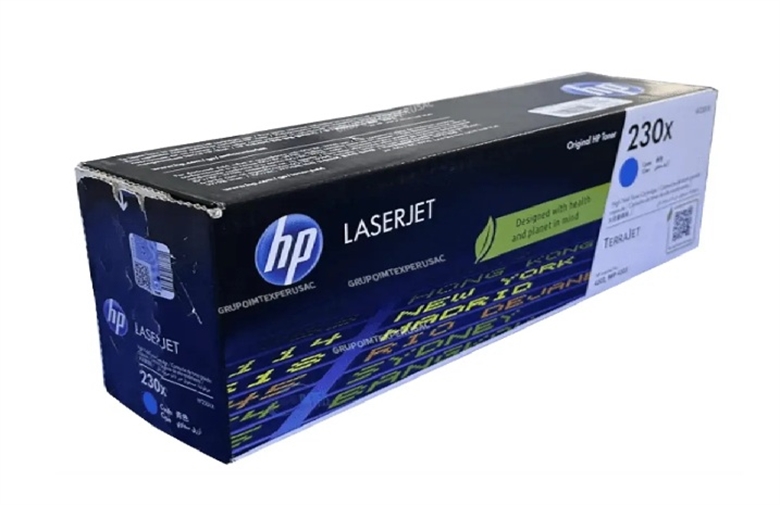 HP-230X-Cyan-LaserJet-Toner Cartridge-Box-Lateral View