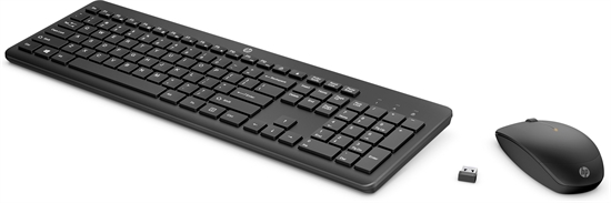 HP 235 Wireless USB Keyboard and Mouse Side View