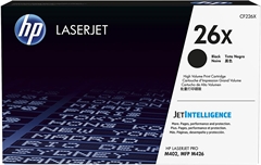 HP 26X - Cartucho de Tóner de Alto Rendimiento, Negro, 1 Pack