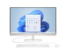HP 27-cr0250la - All-in-one Desktop, 27", IPS, AMD Ryzen 5 7520U, 4.3GHz, 8GB RAM, 512GB SSD, White, Windows 11 Home