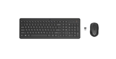 HP 330 - Keyboard & Mouse Combo, Black, Wireless, USB, Spanish