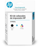 HP 3YP86AL - Kit de Cabezales de Impresora Negro y Tricolor, Paquete de 2 Cabezales