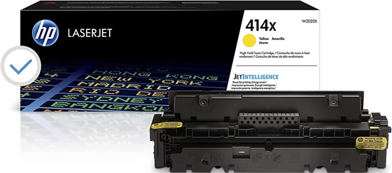 HP 414X Ink Cartridges - Yellow Ink View