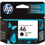HP 46  - Cartucho de Tinta Negra, 1 Paquete