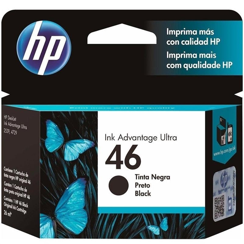 HP 46 Ink Cartridges Negro