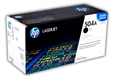HP-504A-Black Original Laser-Toner Cartridge-Box-Lateral View