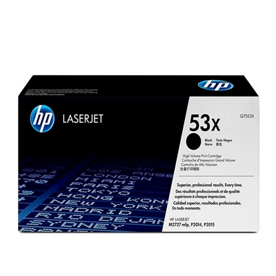 HP 53X Toner Q7553X front view