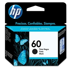 HP 60 - Cartucho de Tinta Negro, 1 Paquete