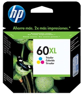 HP 60XL Cartucho de Tinta Tricolor