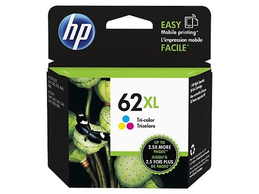 HP 62XL Ink Cartridges Tri Color