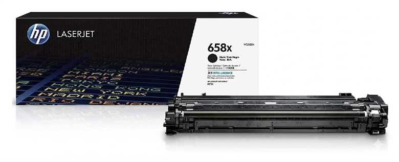 HP-658X-Black-Toner Cartridge-Box-Cartridge