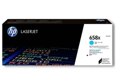 HP 658X - Cyan Toner Cartridge