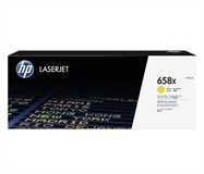 HP 658X  - Yellow High Yield Toner Cartridge, 1 Pack