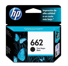 HP 662  - Cartucho de Tinta Negra, 1 Paquete
