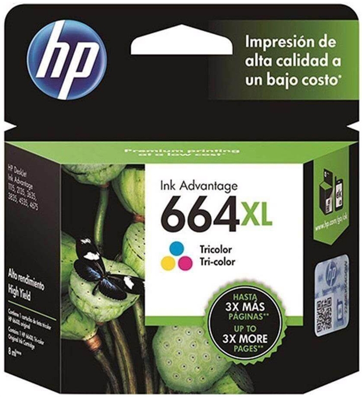 HP 664XL Cartucho de Tinta Tricolor