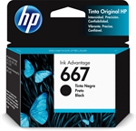 HP 667  - Cartucho de Tinta Negra, 1 Paquete