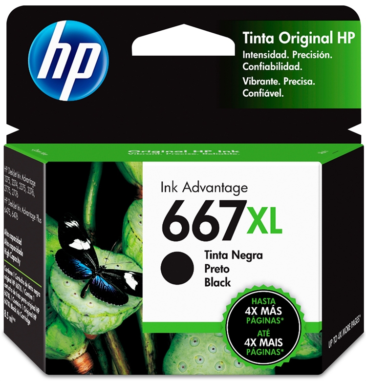 HP 667XL Ink Cartridges Black