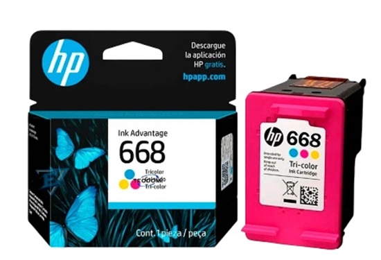 HP 668 - Ink Cartridge - Tri-color Cartridge View
