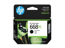HP 668XL Negro  - Cartucho de tinta de alto rendimiento