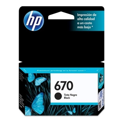 HP 670 Ink Cartridges Black